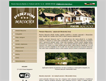 Tablet Screenshot of penzion-macocha.cz